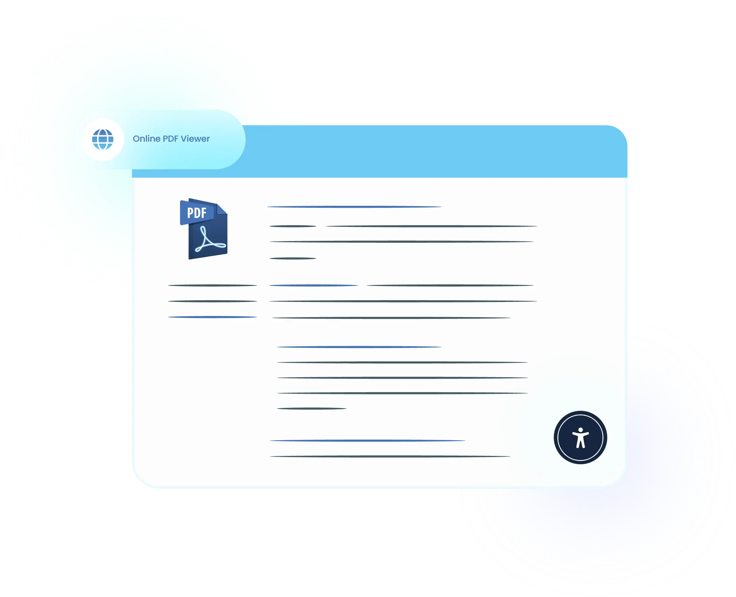 A PDF with the text Online PDF Viewer