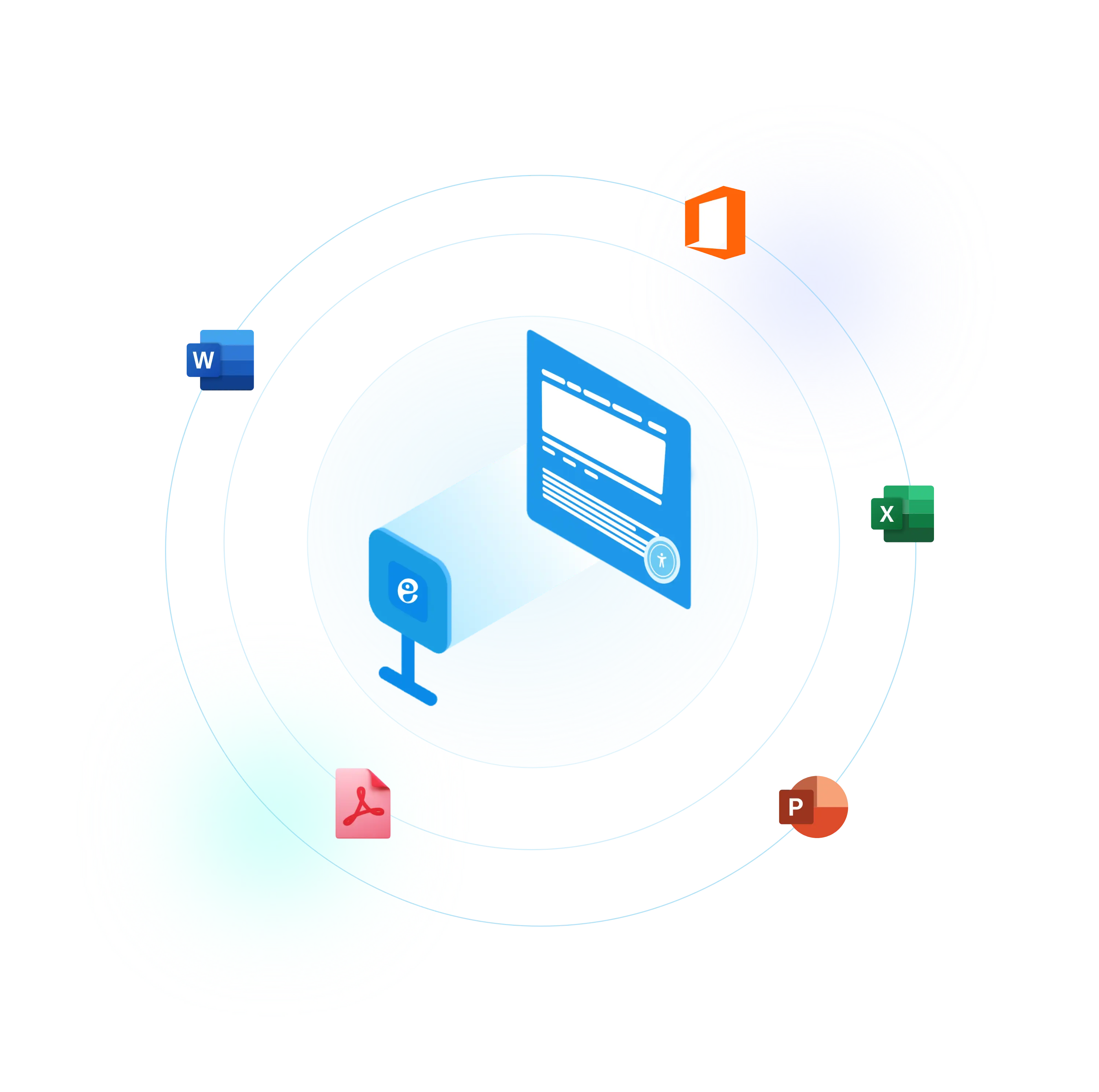 Various file type icons become accessible